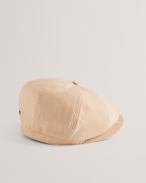 Chapeau Ted Baker Herringbone Baker Boy Grise Homme | ASN-20335058